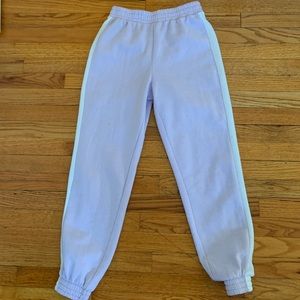 Light purple joggers